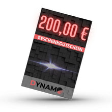 Lade das Bild in den Galerie-Viewer, DYNAMO™- Geschenkgutschein
